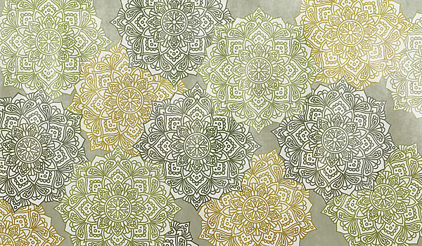 Papel de parede Padrão de flores numa superfície (REF: t01099) Papel de parede Padrão de flores numa superfície (REF: t01099)