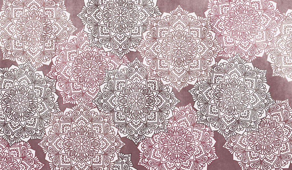 Papel de parede Padrão de flores numa superfície (REF: t01099v3) Papel de parede Padrão de flores numa superfície (REF: t01099v3)