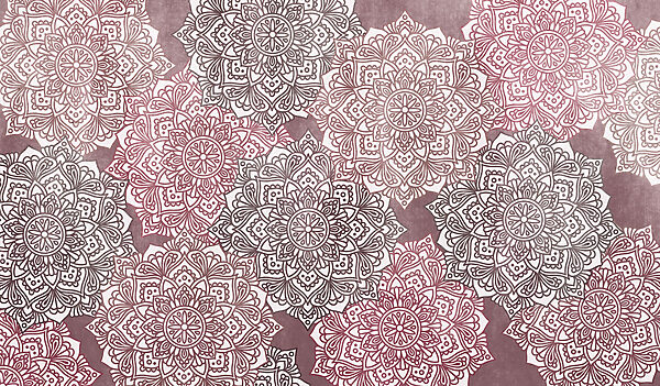 Papel de parede Padrão de flores numa superfície (REF: t01099v3) Papel de parede Padrão de flores numa superfície (REF: t01099v3)