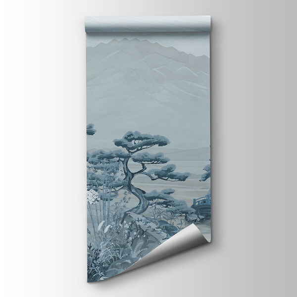 Papel de parede Paisagem com montanhas e árvores (REF: t01063v3) Papel de parede Paisagem com montanhas e árvores (REF: t01063v3)