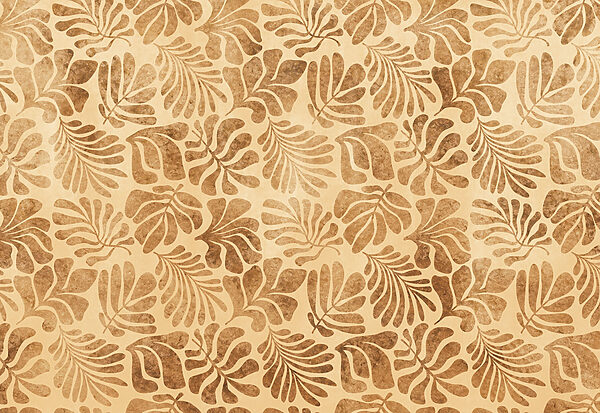 Papel de parede Padrão de folhas num papel (REF: t01111)