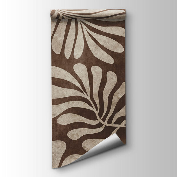 Papel de parede Padrão castanho e branco (REF: t01111v4)