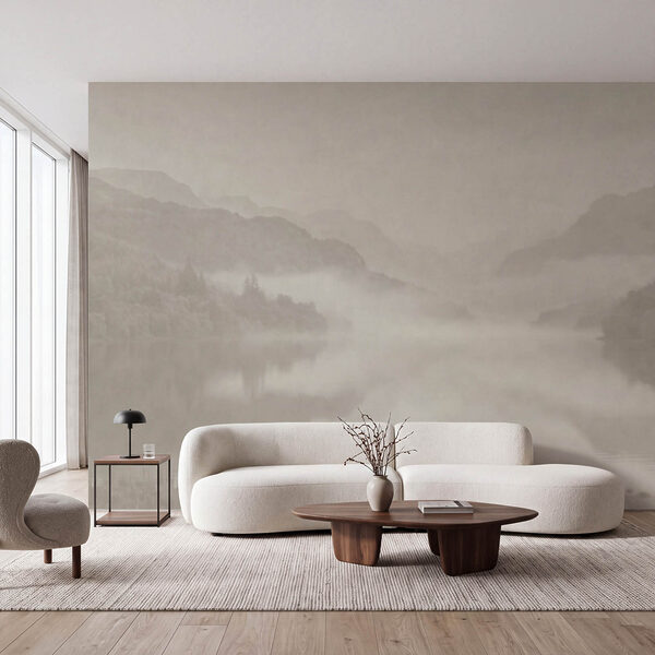 Papel de parede Lago com montanhas ao fundo (REF: t01080) Papel de parede Lago com montanhas ao fundo (REF: t01080)