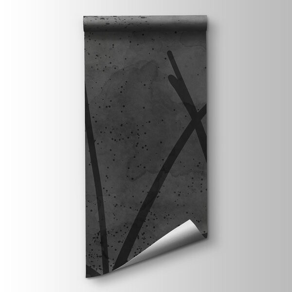 Papel de parede Imagem a preto e branco de flores (REF: t01087)