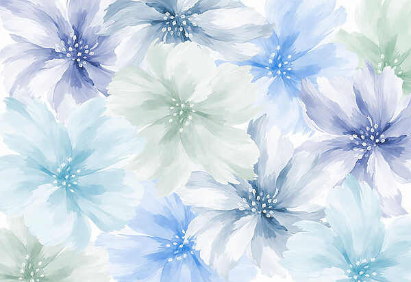 Papel de parede Conjunto de flores sobre um fundo branco (REF: t01133v2) Papel de parede Conjunto de flores sobre um fundo branco (REF: t01133v2)