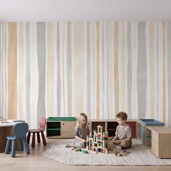 Papel de parede Riscas neutras e elegantes para espaços modernos (REF: t01134) Papel de parede Riscas neutras e elegantes para espaços modernos (REF: t01134)