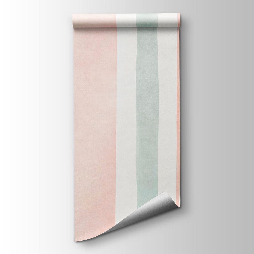 Papel de parede Fundo às riscas rosa e cinzento (REF: t01134v1)