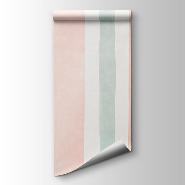 Papel de parede Fundo às riscas rosa e cinzento (REF: t01134v1)