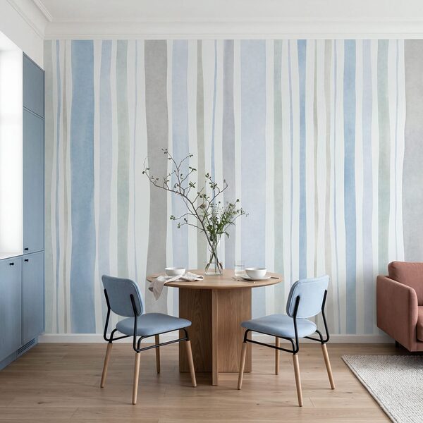Papel de parede Riscas elegantes em cores suaves (REF: t01134v2)