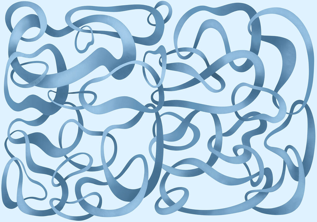 Papel de parede Linhas azuis em espiral sobre um fundo branco (REF: t01168v1) Papel de parede Linhas azuis em espiral sobre um fundo branco (REF: t01168v1)