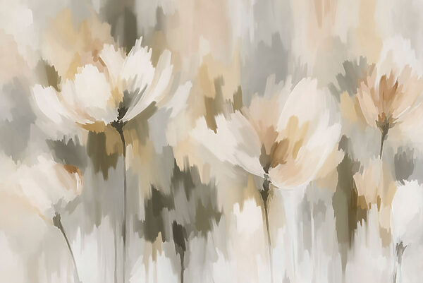 Papel de parede Pintura de flores num fundo desfocado (REF: t01189v1) Papel de parede Pintura de flores num fundo desfocado (REF: t01189v1)