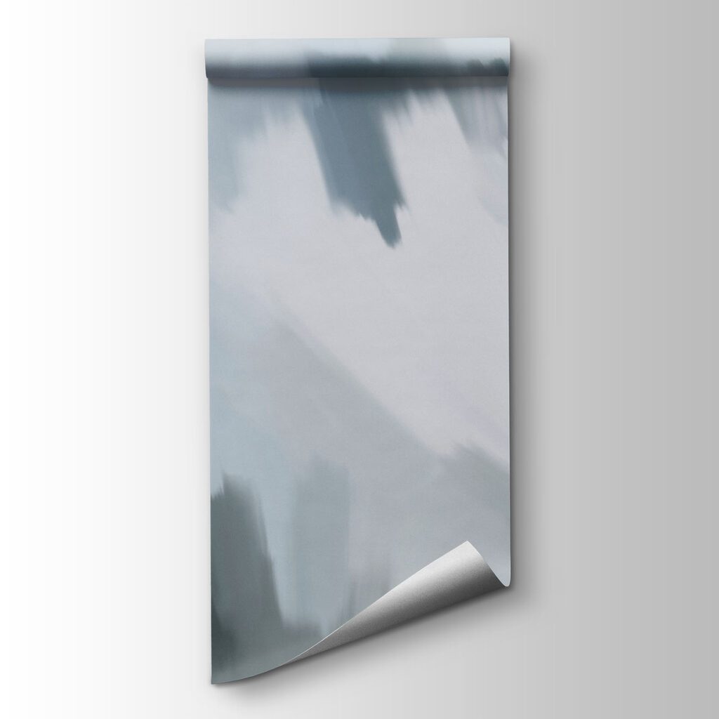 Papel de parede Pintura de flores em cinzento e branco (REF: t01189v2) Papel de parede Pintura de flores em cinzento e branco (REF: t01189v2)