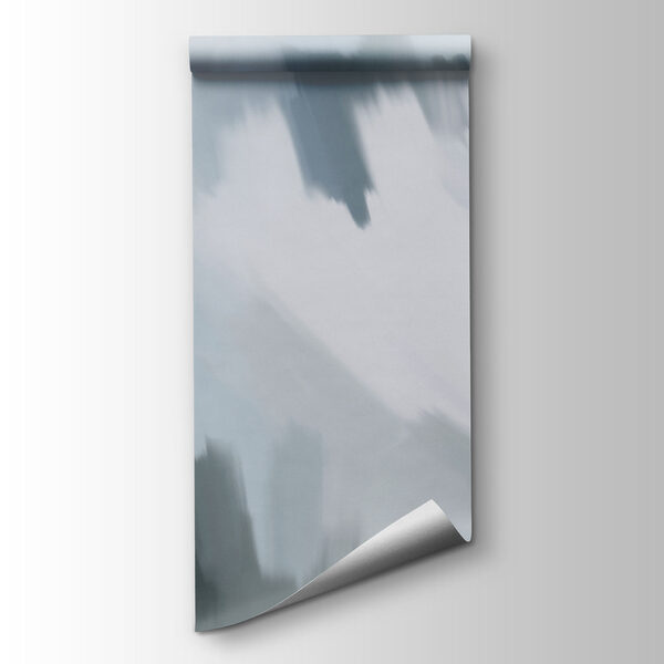 Papel de parede Pintura de flores em cinzento e branco (REF: t01189v2) Papel de parede Pintura de flores em cinzento e branco (REF: t01189v2)