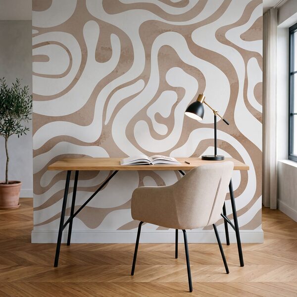 Papel de parede Padrão branco e rosa (REF: t01191v1)