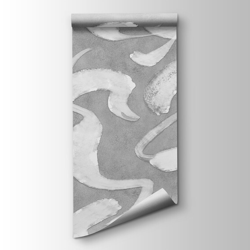 Papel de parede Padrão branco sobre uma superfície cinzenta (REF: t01147) Papel de parede Padrão branco sobre uma superfície cinzenta (REF: t01147)